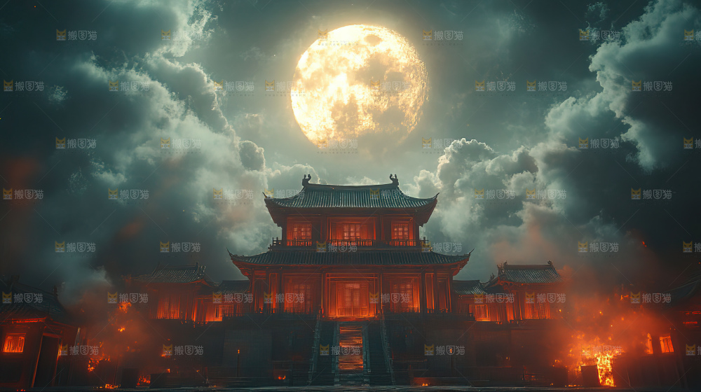 中秋赏月满月神秘传统人文