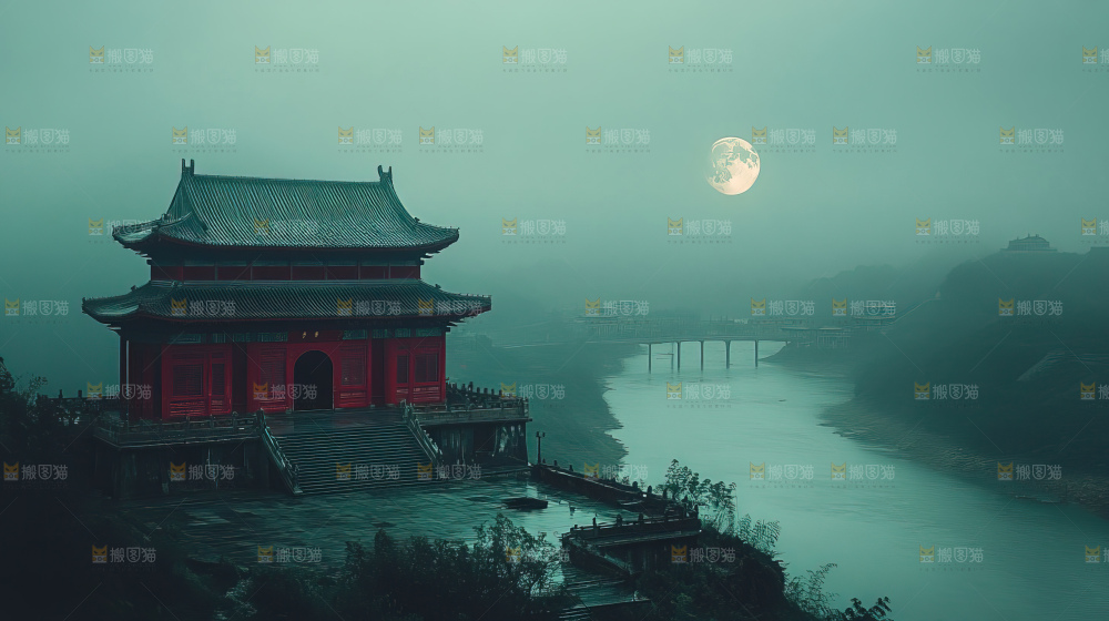中秋赏月满月神秘传统人文