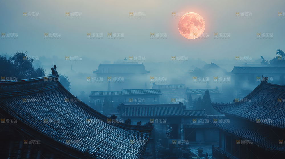 中秋赏月满月神秘传统人文