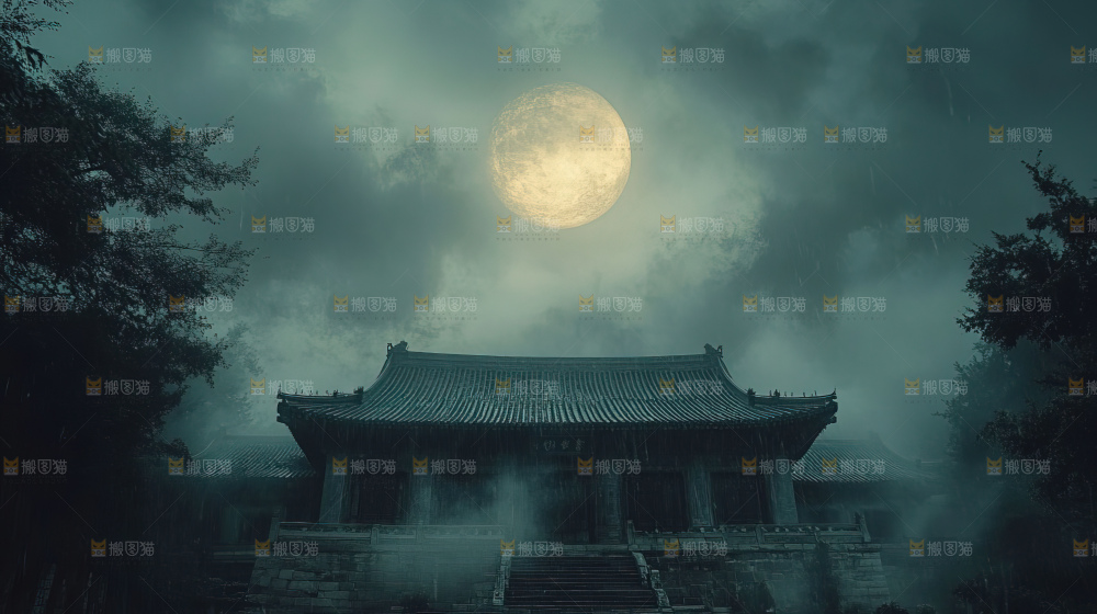 中秋赏月满月神秘传统人文