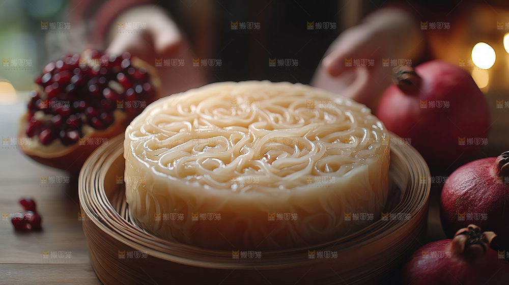中秋节场景月饼传统文化