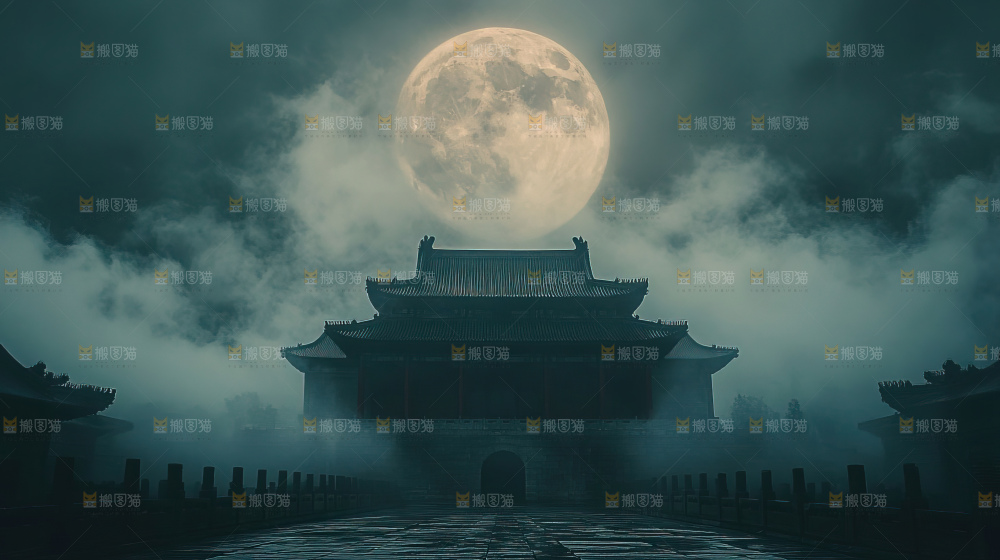 中秋赏月满月神秘传统人文