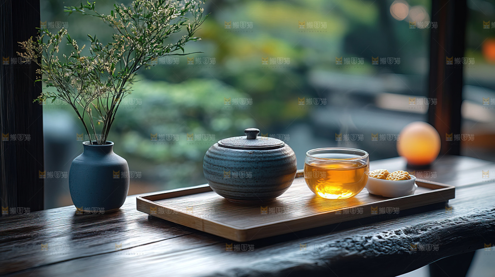 中秋节场景月饼传统文化