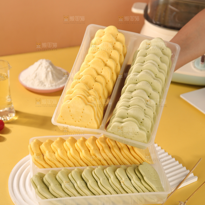 双色荷叶饼