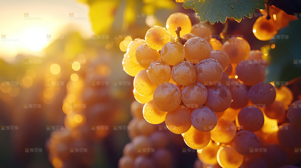 葡萄成熟 葡萄收获 葡萄酒 果农
