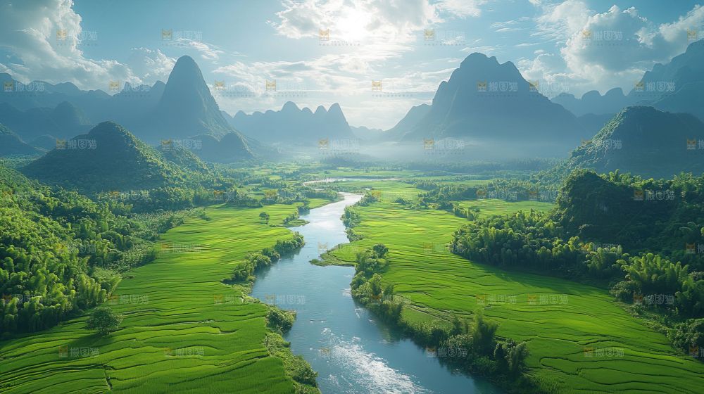 祖国大好河山自然风景大美中国