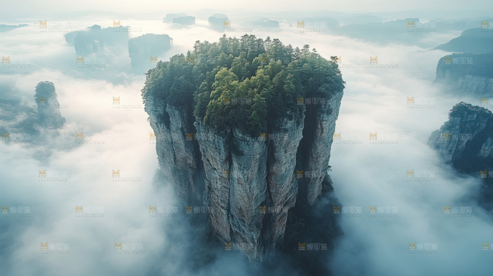 石林 云海 自然景观 大美中国