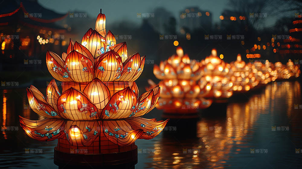 中秋花灯 灯笼 国风 传统
