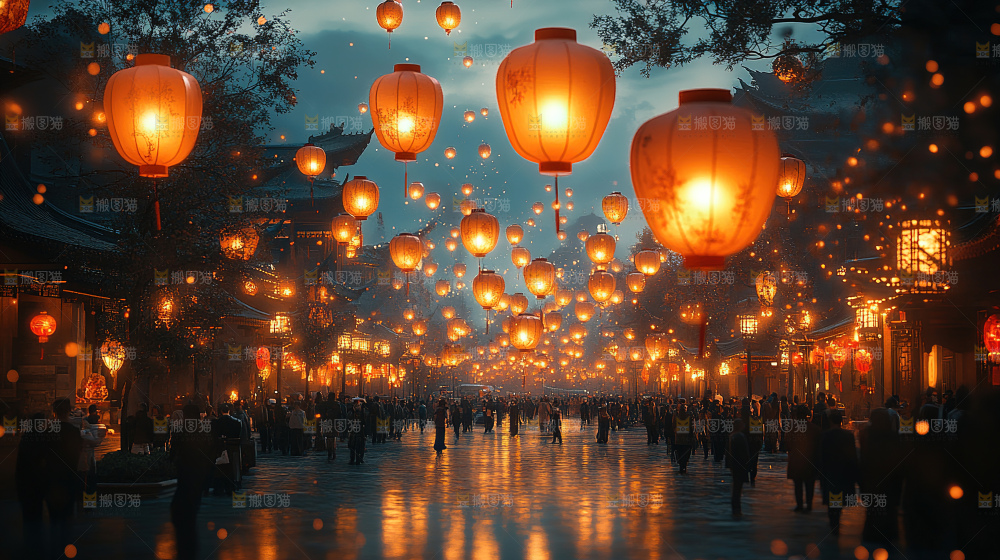 中秋花灯 灯笼 国风 传统
