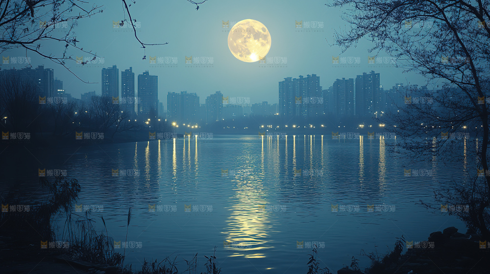 万家灯火城市夜景经济发展