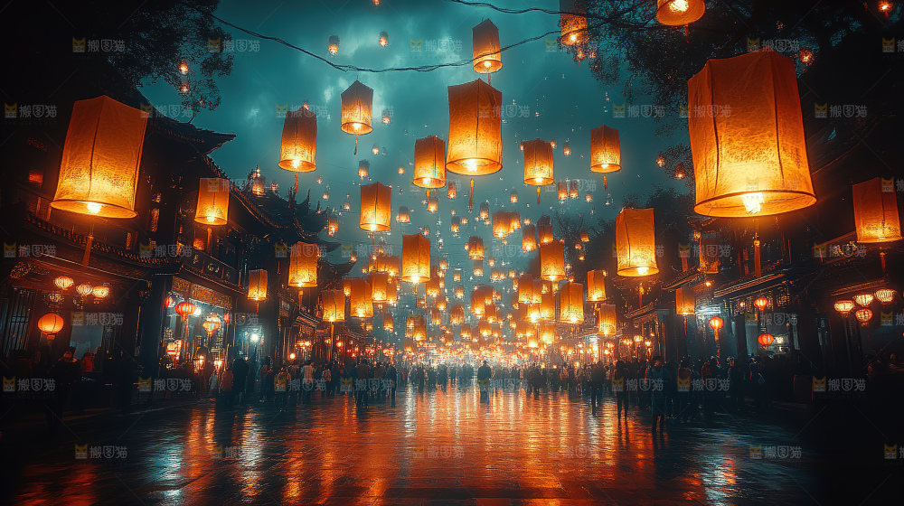中秋花灯 灯笼 国风 传统