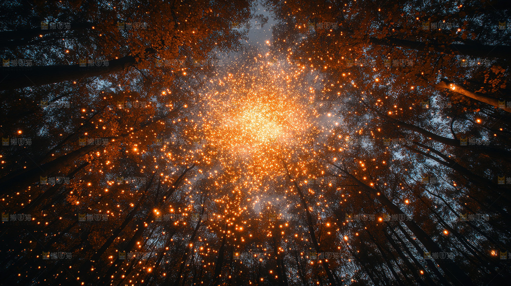 粒子 金色粒子 星光 希望
