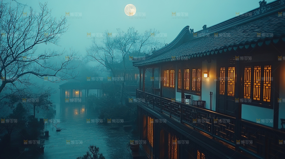 万家灯火城市夜景经济发展