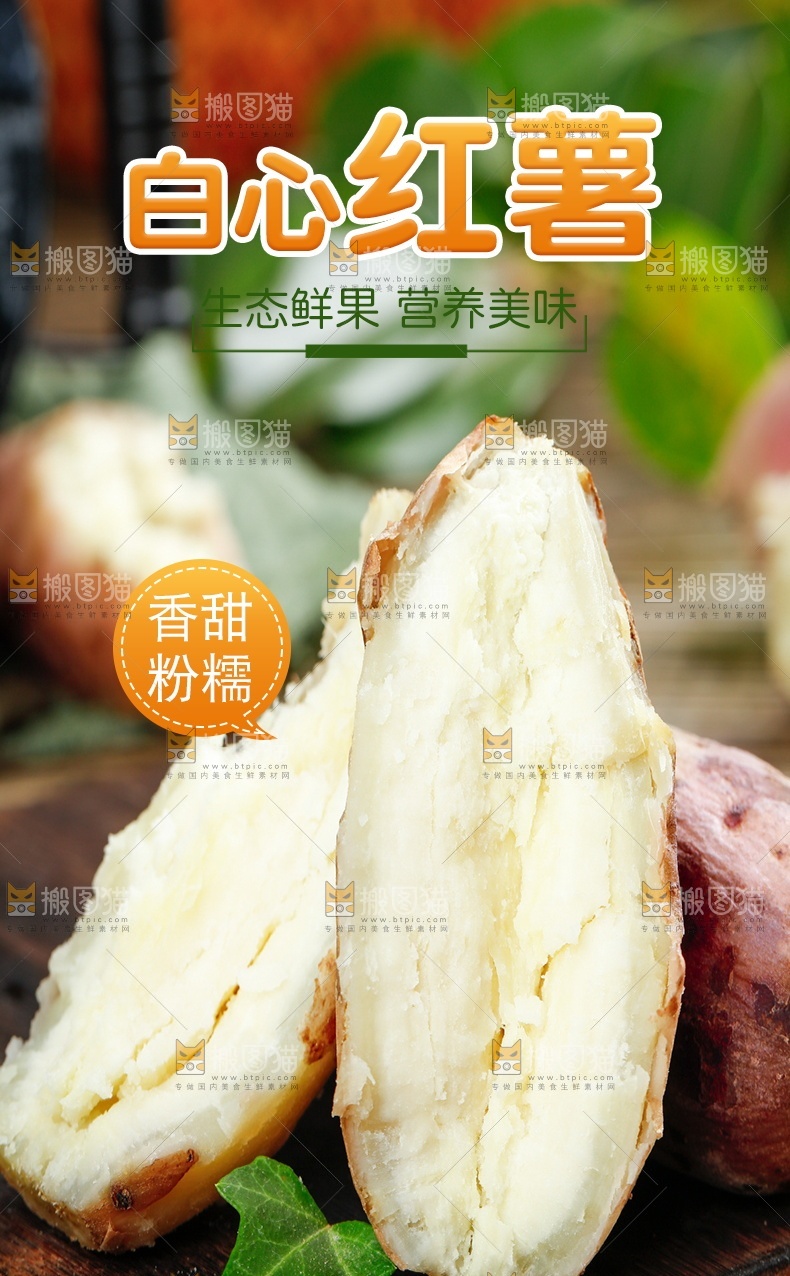 白心红薯详情页