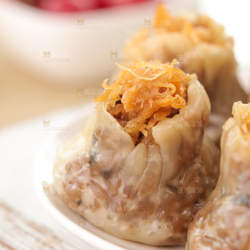 咸蛋黄肉松纸皮烧麦
