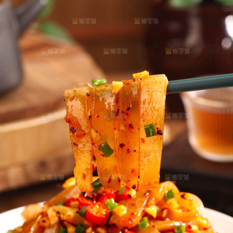 凉拌魔芋豆腐