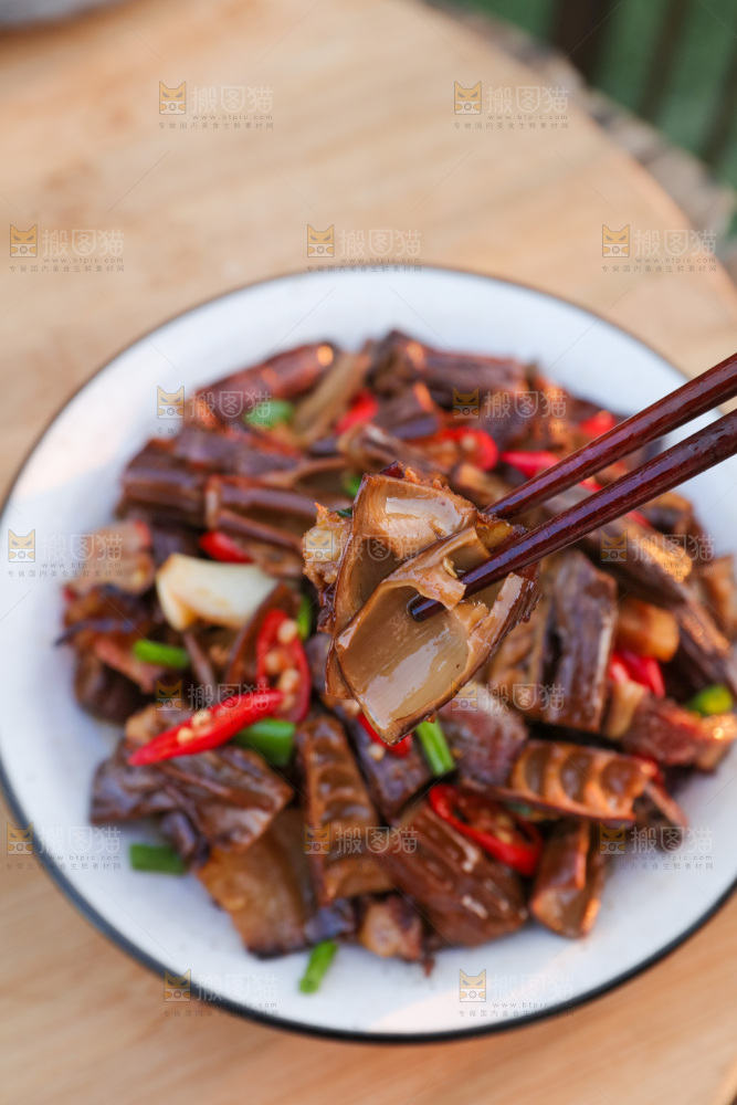 牛尾笋炒腊肉