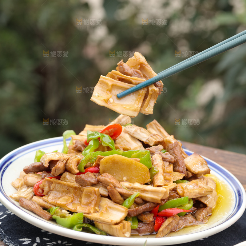 熊猫笋炒腊肉