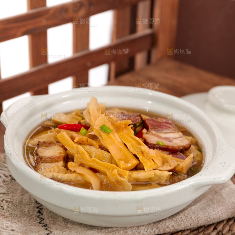 龙笋干炖肉