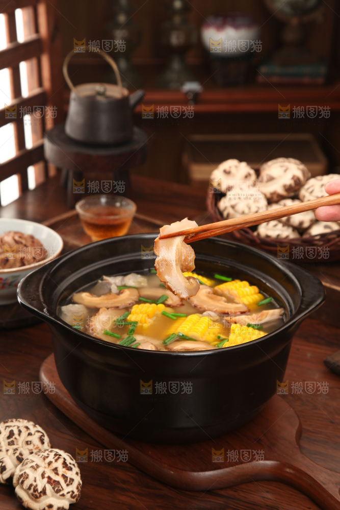 花菇玉米排骨汤