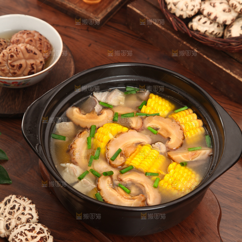 花菇玉米排骨汤