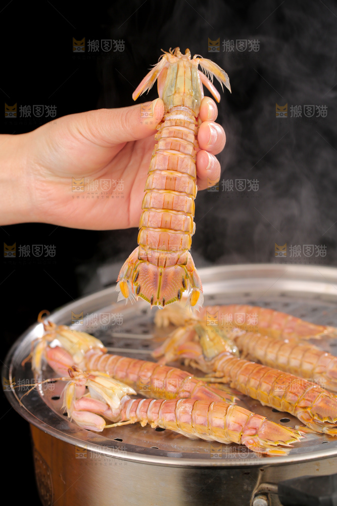 清蒸皮皮虾