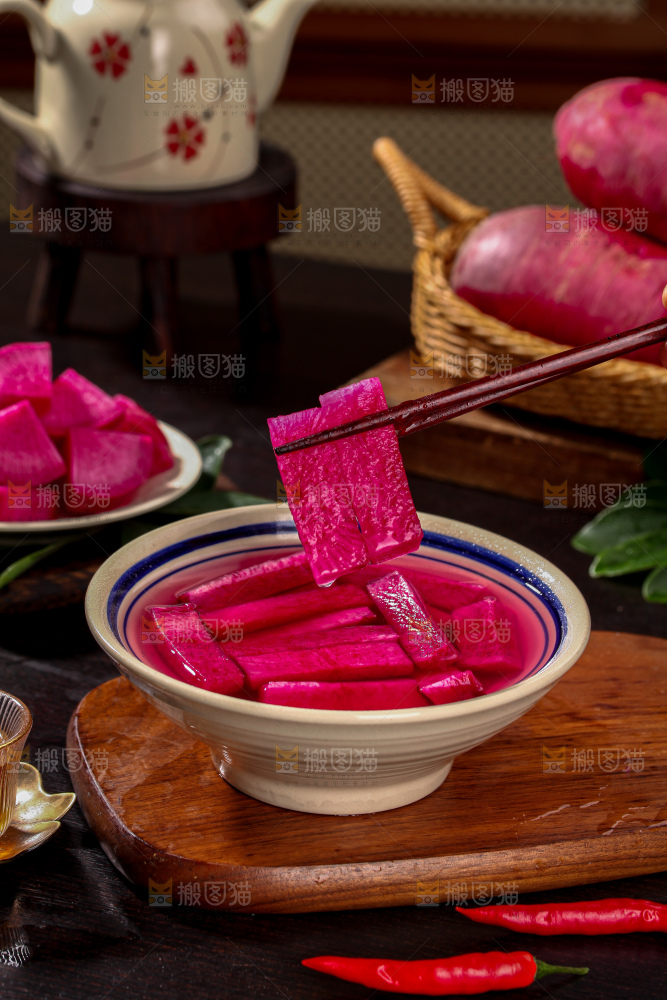 紫美人萝卜