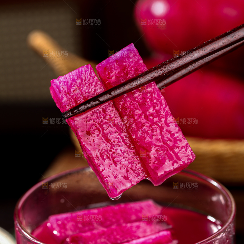 紫美人萝卜