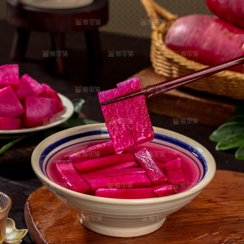 紫美人萝卜