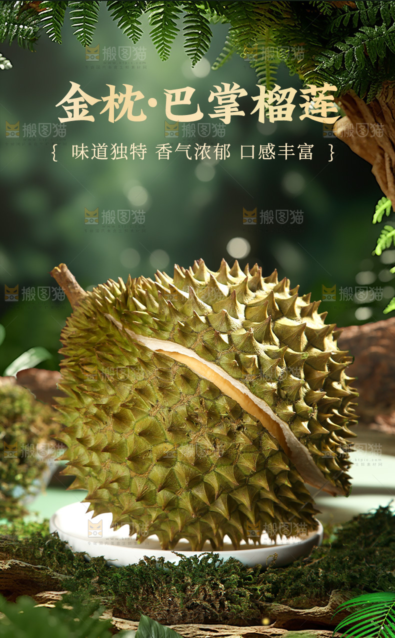 巴掌榴莲详情页