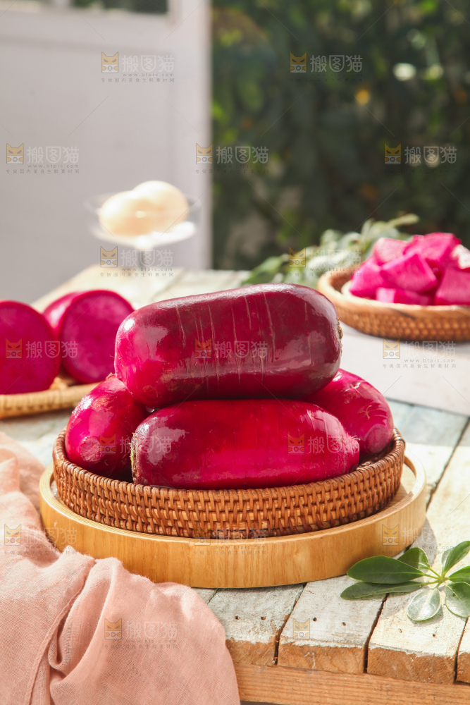 紫美人萝卜 