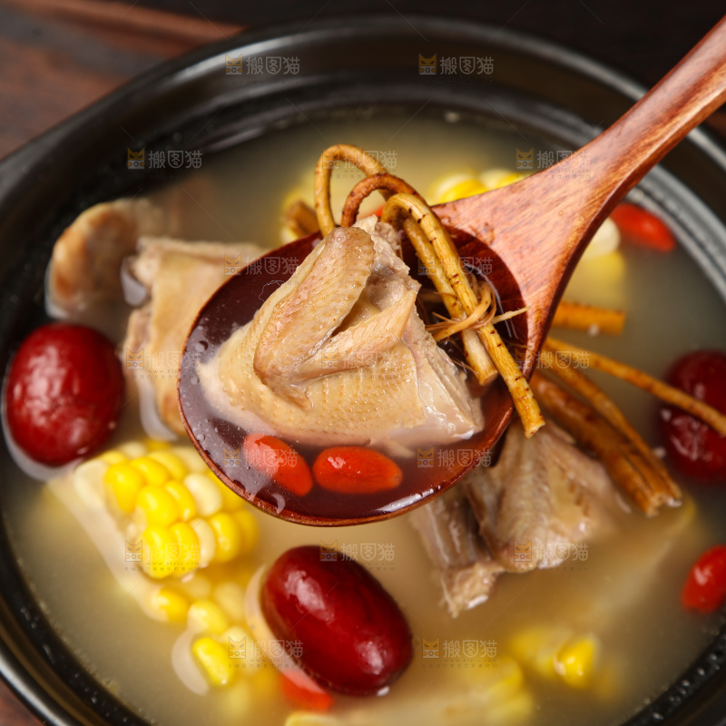 五指毛桃鹌鹑汤