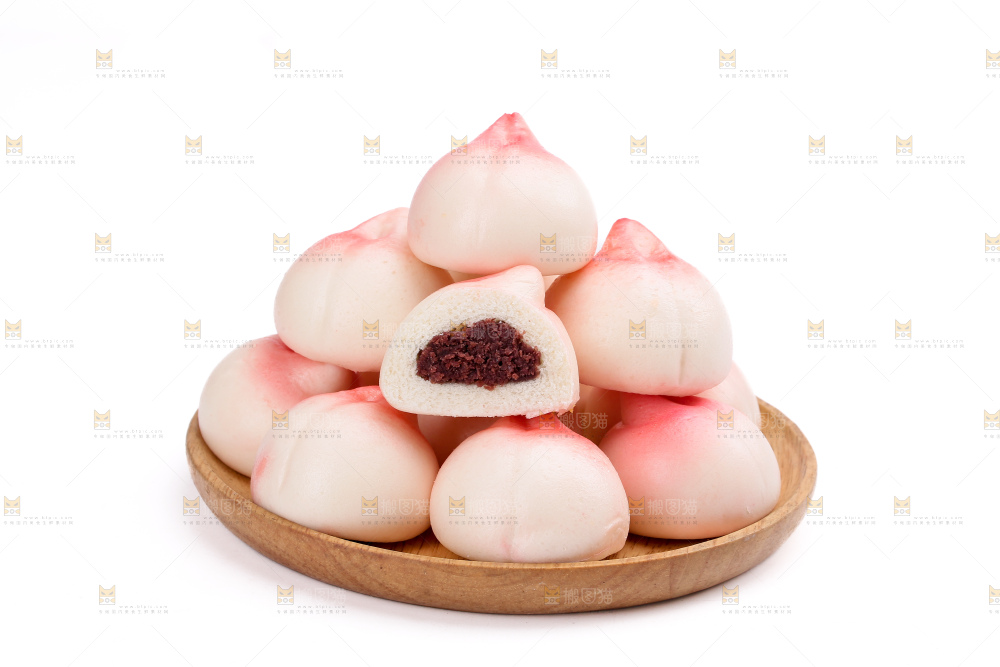 寿桃豆沙包