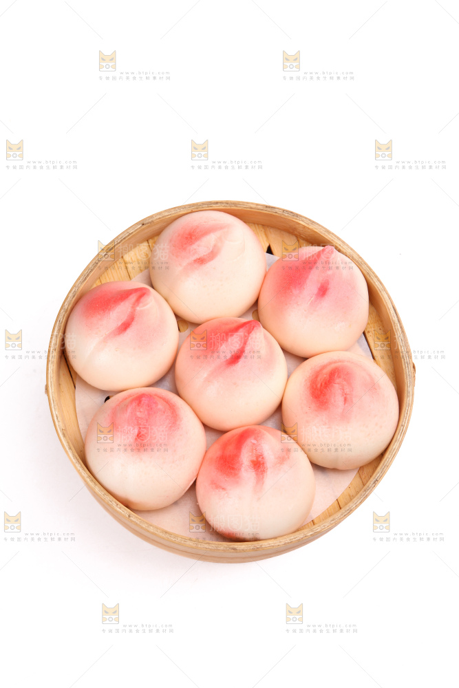 寿桃豆沙包