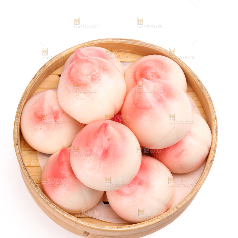 寿桃豆沙包