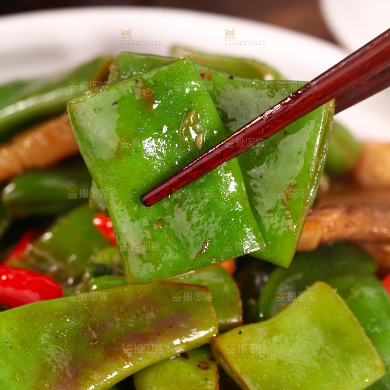 油豆角炒肉