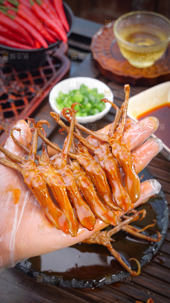 香辣鸭舌
