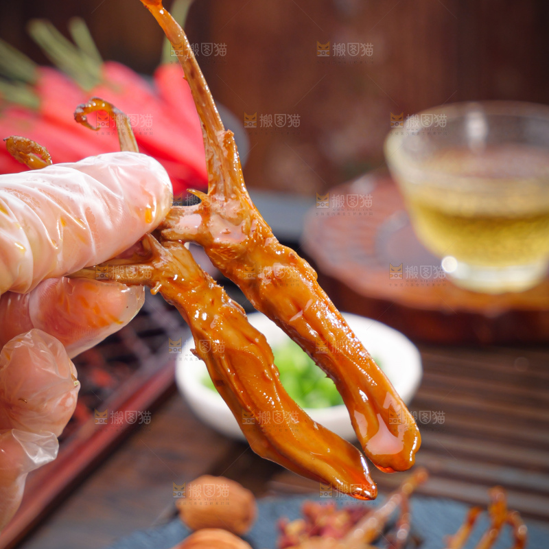 香辣鸭舌