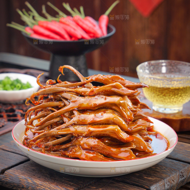 香辣鸭舌
