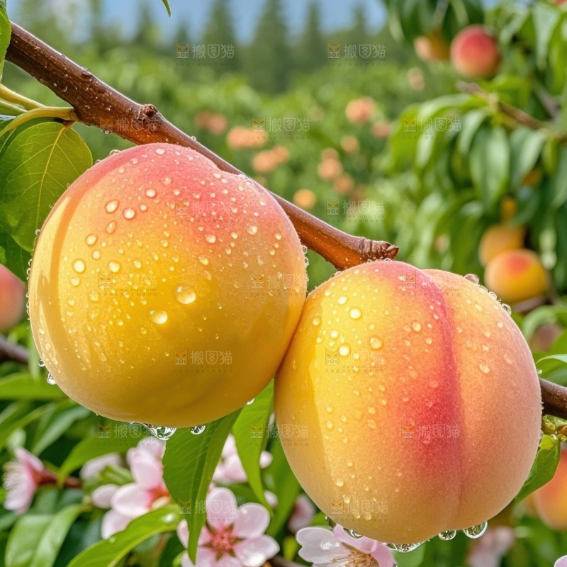 彩虹黄桃