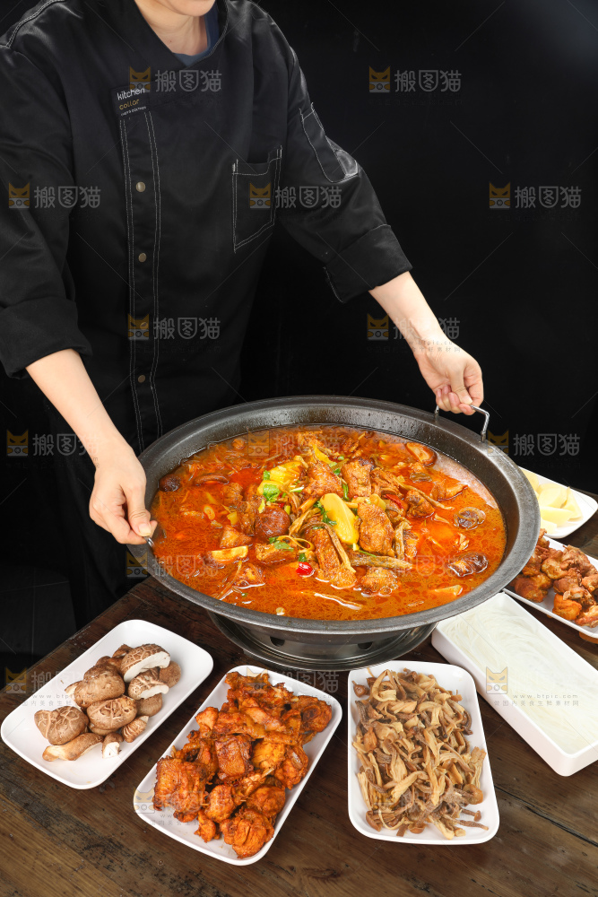 小鸡炖蘑菇