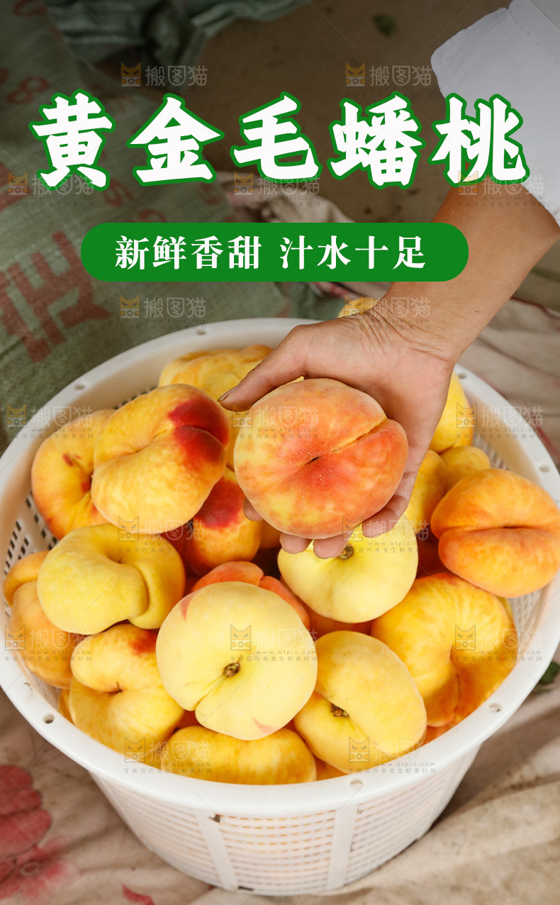 黄毛蟠桃详情页
