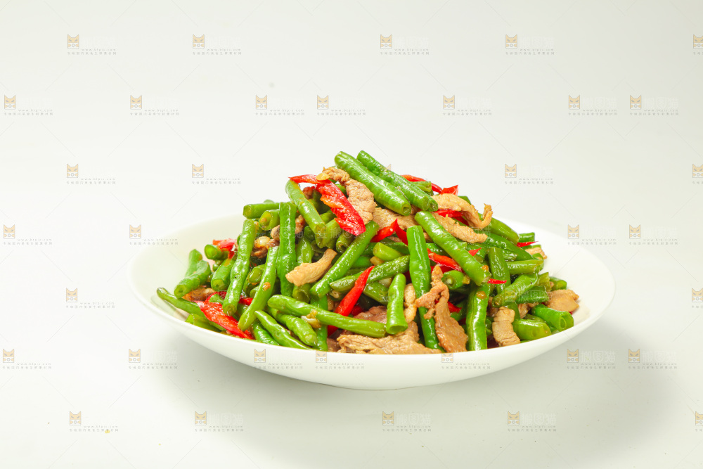 豆角炒肉