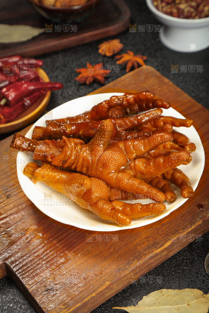 卤鸡爪