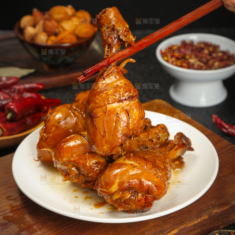 卤鸡腿