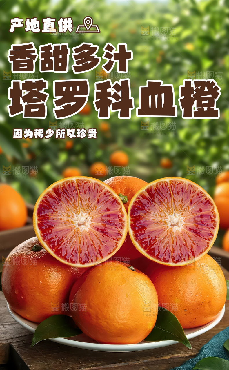 塔罗科血橙详情页