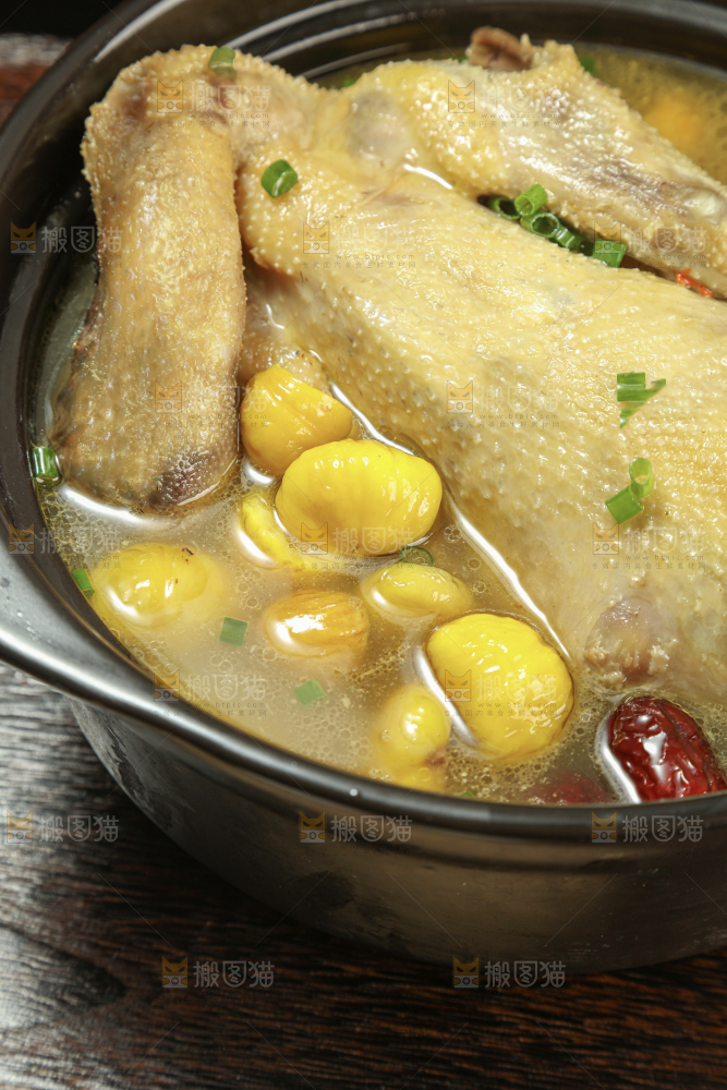 板栗炖鸡