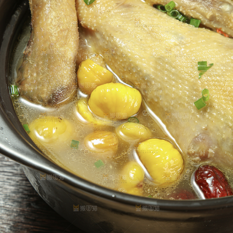 板栗炖鸡