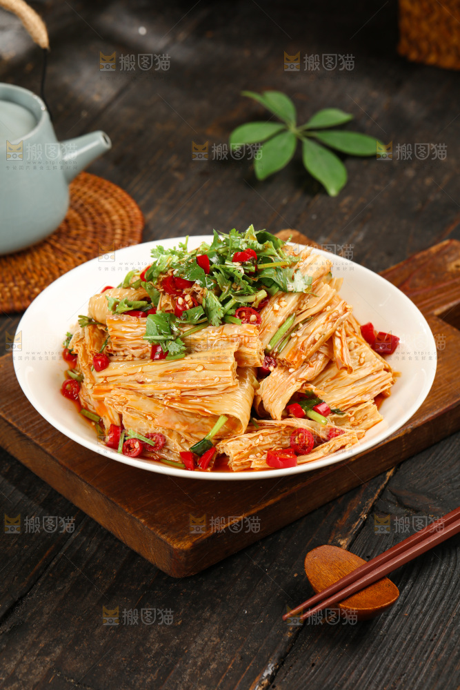 凉拌腐竹