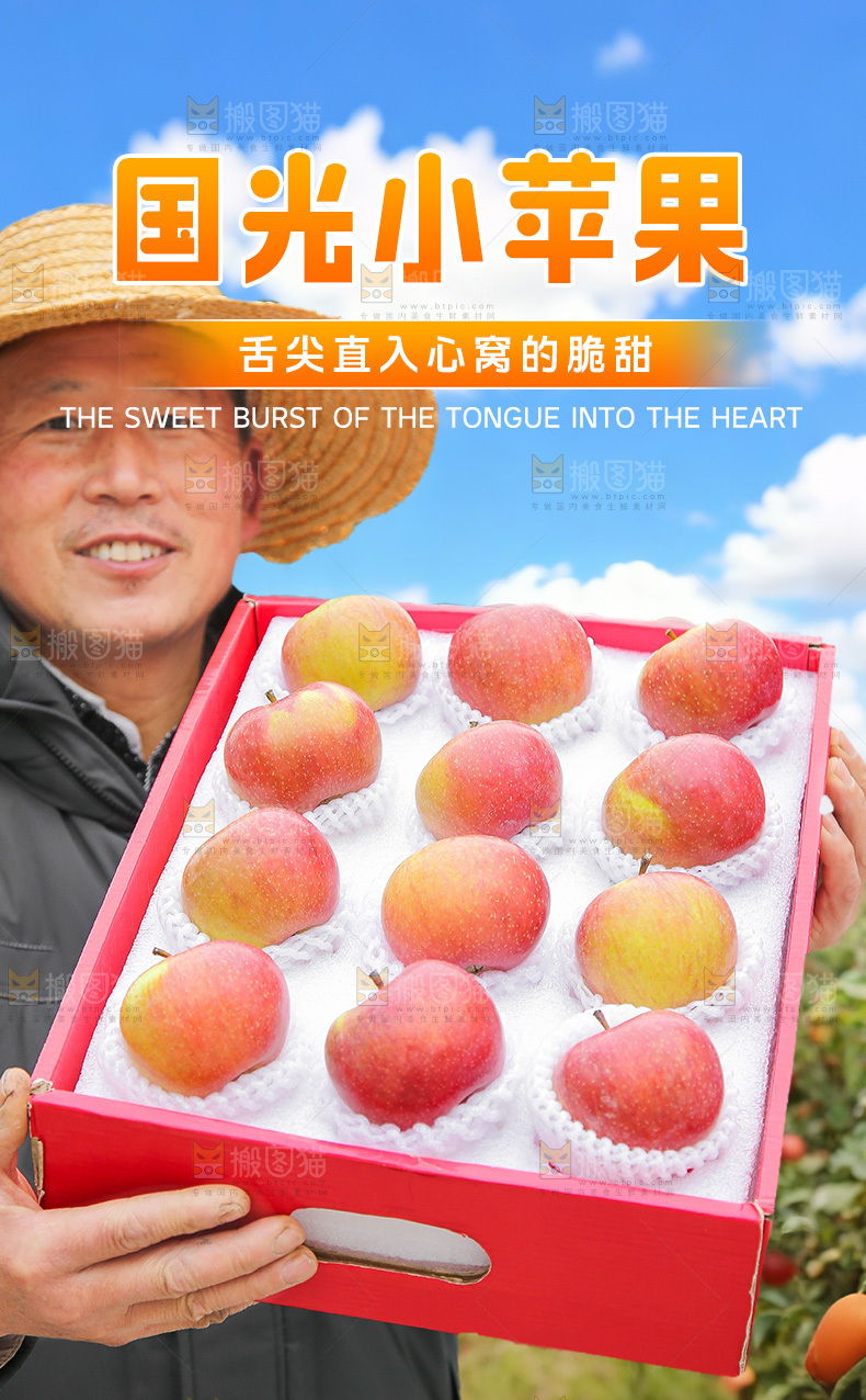 国光苹果详情页